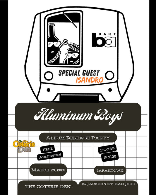 Aluminum Boys Album Release Party 3/28/25