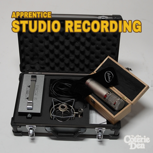 Recording session $45/hr (Apprentice)